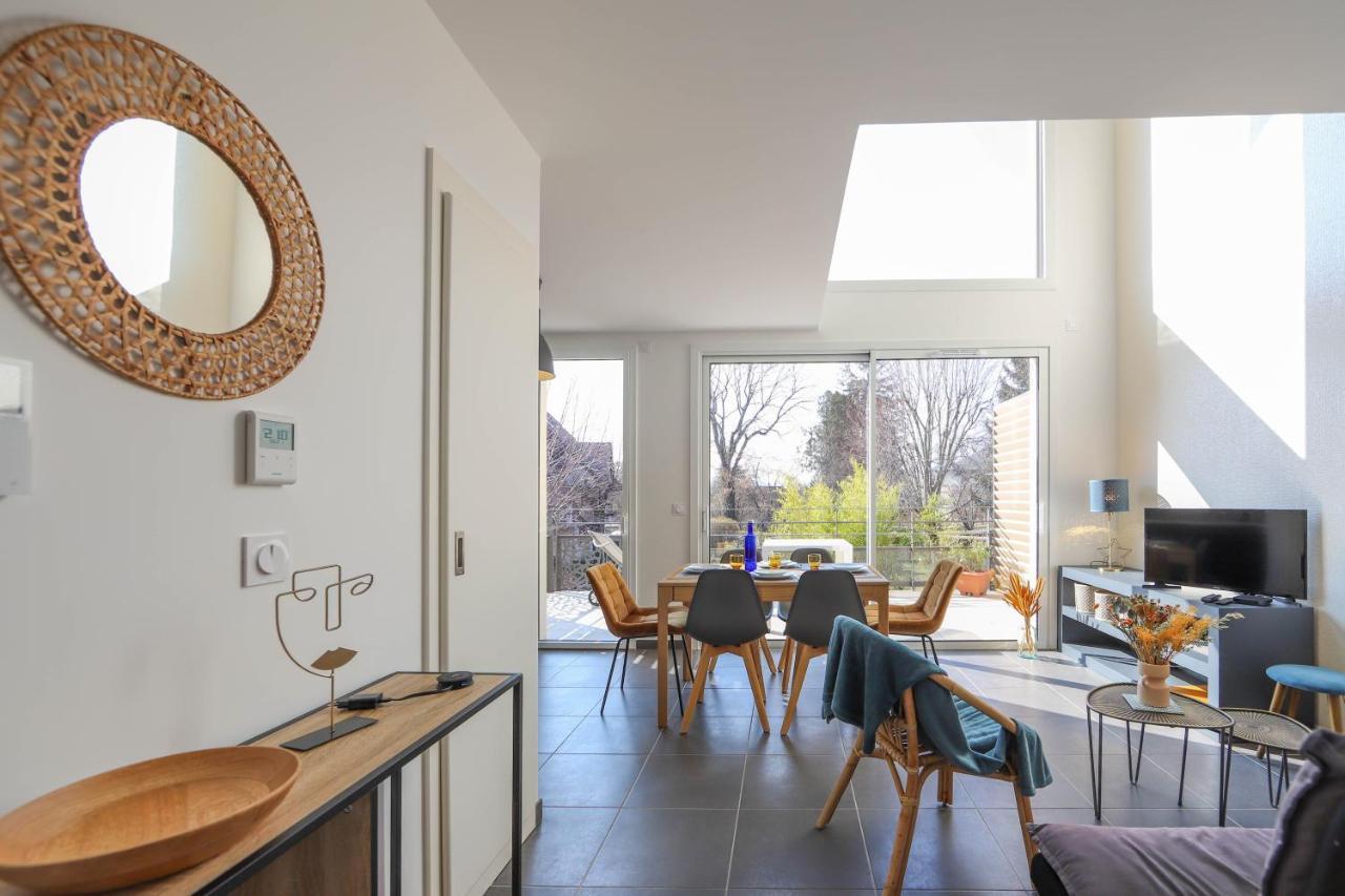 Les Choucas - Appartement Duplex Lumineux Avec Parking Annecy Eksteriør bilde