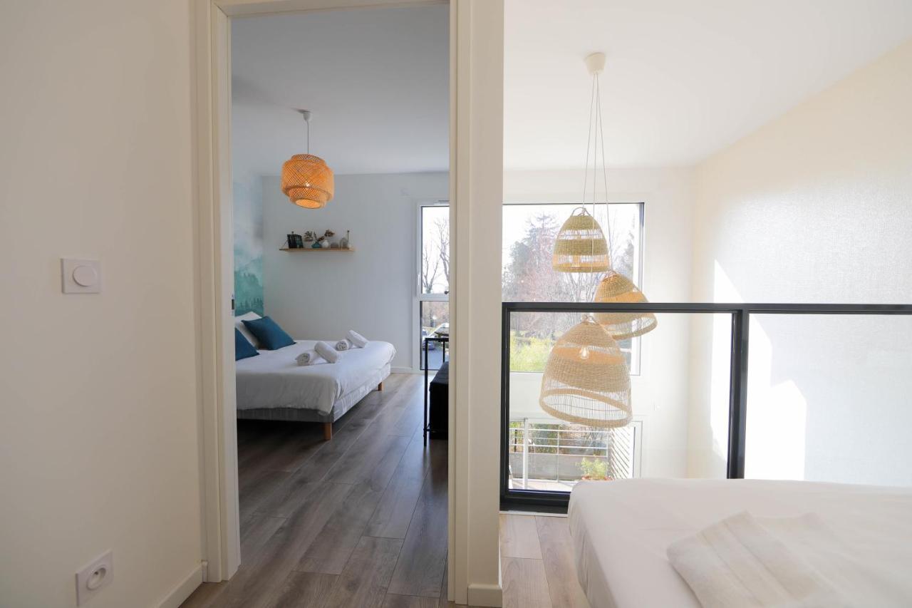 Les Choucas - Appartement Duplex Lumineux Avec Parking Annecy Eksteriør bilde