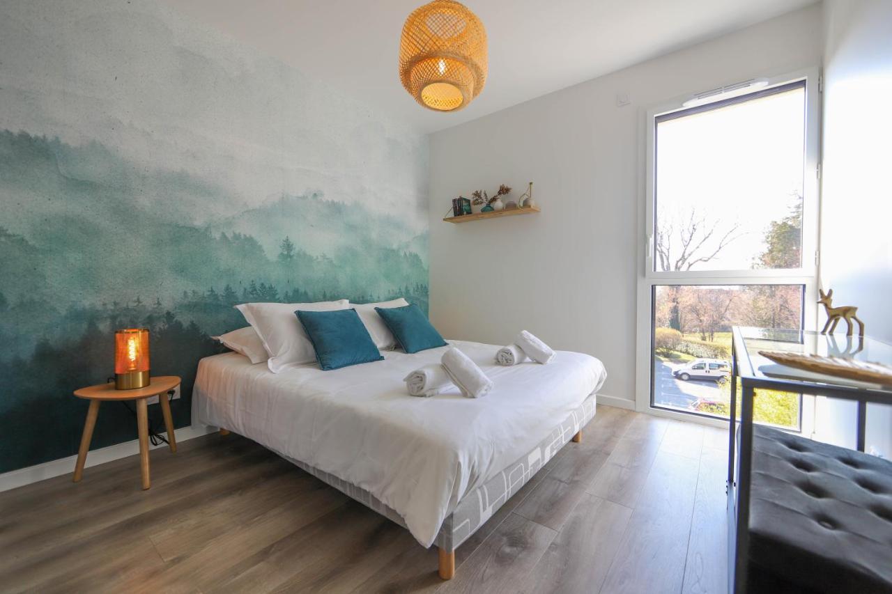 Les Choucas - Appartement Duplex Lumineux Avec Parking Annecy Eksteriør bilde